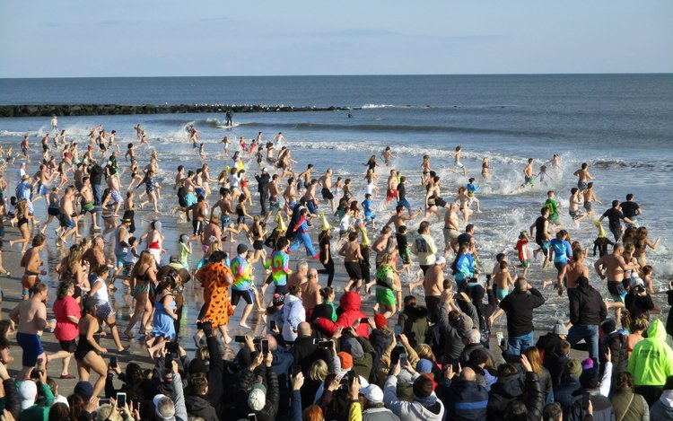 Ocean City, First Day, polar plunge