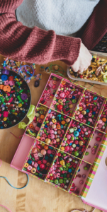 beads, retro crafts